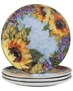 Sunflower Bouquet 16pc Dinnerware Set Home -Certified shop 3050735186 RLLD 2