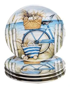 Set Of 4 By The Sea Dinner Plates Home