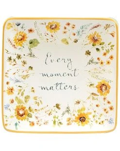 Sunflowers Forever Set Of 4 Canape Plates Home -Certified shop 3050840630 RLLD 2