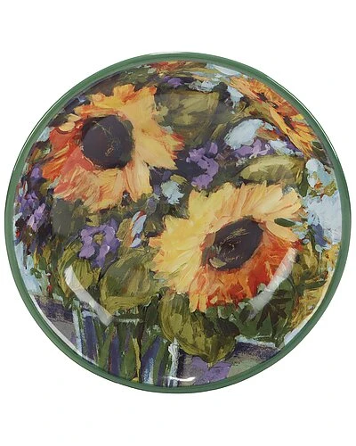 Sunflower Bouquet Soup/Pasta Bowls (Set Of 4) Home 2 Sunflower Bouquet Soup/Pasta Bowls (Set Of 4) Home - Image 2