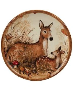 Alternative view of Pine Forest Set Of 4 Canape Plate Home