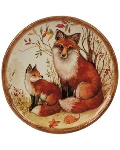 Pine Forest Set Of 4 Canape Plate Home -Certified shop 3050880892 RLLD 4