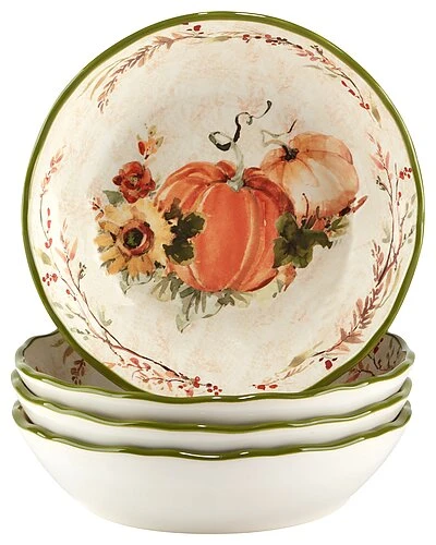 Harvest Morning Set Of 4 Soup Bowls Home 1 Harvest Morning Set Of 4 Soup Bowls Home