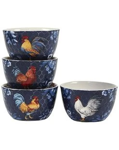 Go Rooster Set Of 4 Ice Cream Bowls Home