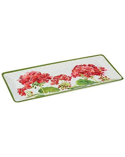 Geraniums 3pc Hostess Set Home 2 Geraniums 3pc Hostess Set Home - Image 2