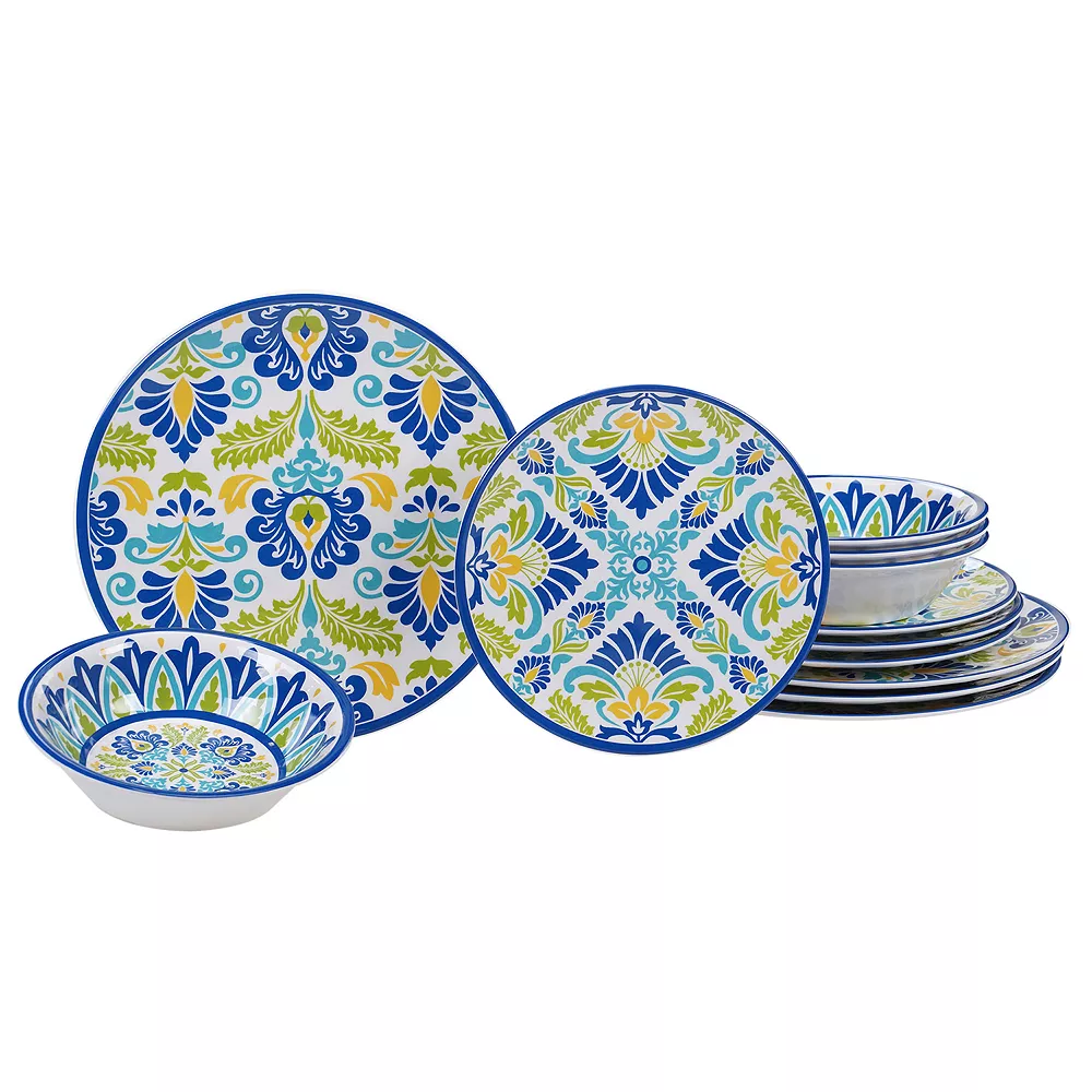 Certified International Martinique 12-piece Melamine Dinnerware Set 1 Certified International Martinique 12-piece Melamine Dinnerware Set