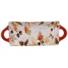 Certified International Harvest Splash Rectangle Platter With Handles