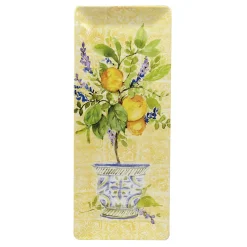 Certified International Lemon Zest 3-pc. Melamine Hostess Set -Certified shop 4986696 ALT