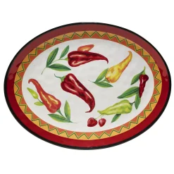 Certified International Red Hot 2-pc. Melamine Platter Set -Certified shop 4986718 ALT