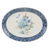 Certified International Bohemian Blue Oval Platter