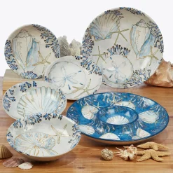 Certified International Playa Shells 16-pc. Dinnerware Set 8 Certified International Playa Shells 16-pc. Dinnerware Set -Certified shop 4988010 ALT3