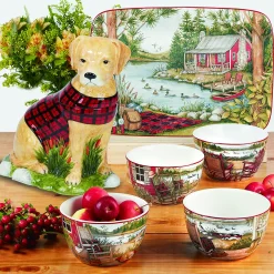 Certified International Lake Retreat 16-pc. Dinnerware Set -Certified shop 4988071 ALT3