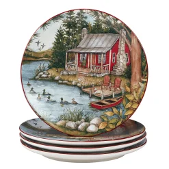 Certified International Lake Retreat 16-pc. Dinnerware Set -Certified shop 4988071 ALT4