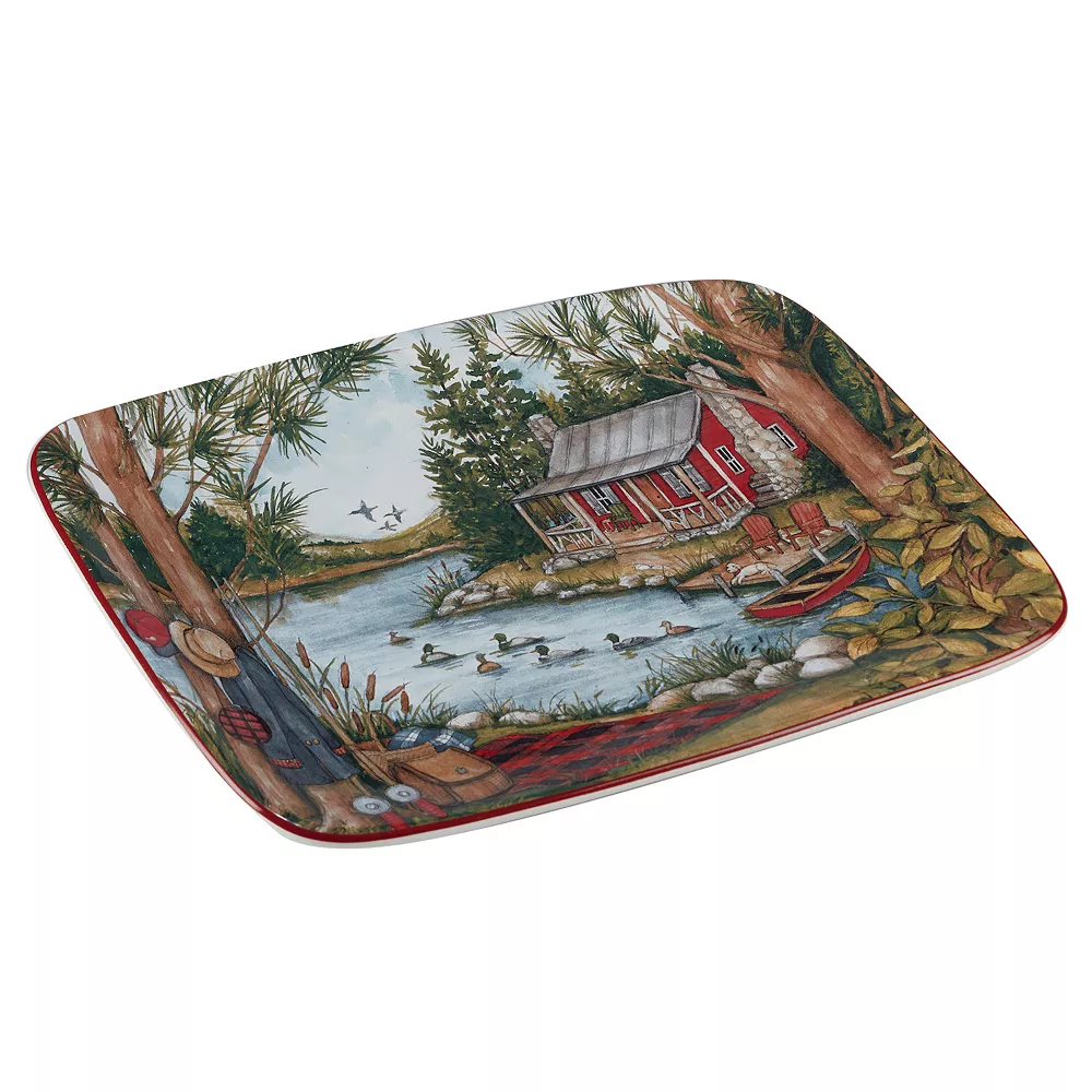 Certified International Lake Retreat Rectangle Platter 1 Certified International Lake Retreat Rectangle Platter