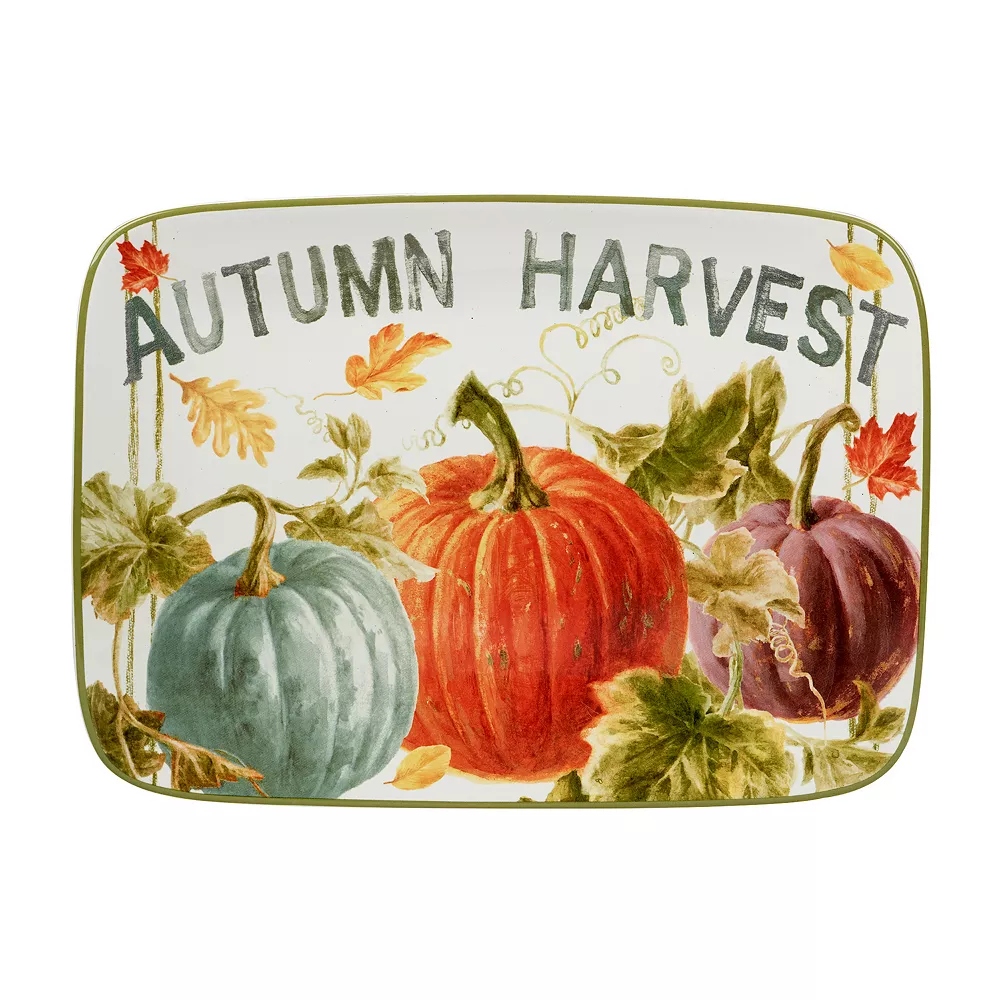 Certified International Autumn Harvest Rectangle Serving Platter 1 Certified International Autumn Harvest Rectangle Serving Platter