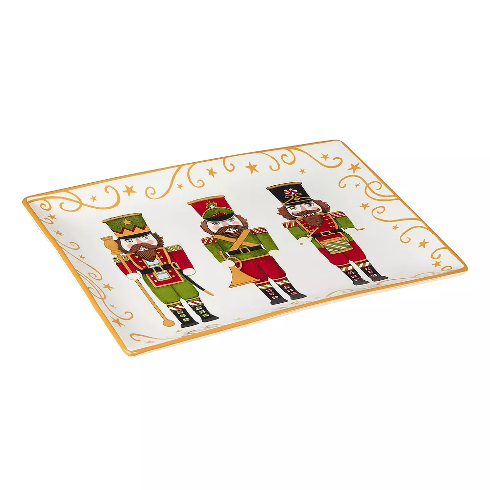 Certified International Holiday Magic Nutcracker Serving Platter 1 Certified International Holiday Magic Nutcracker Serving Platter