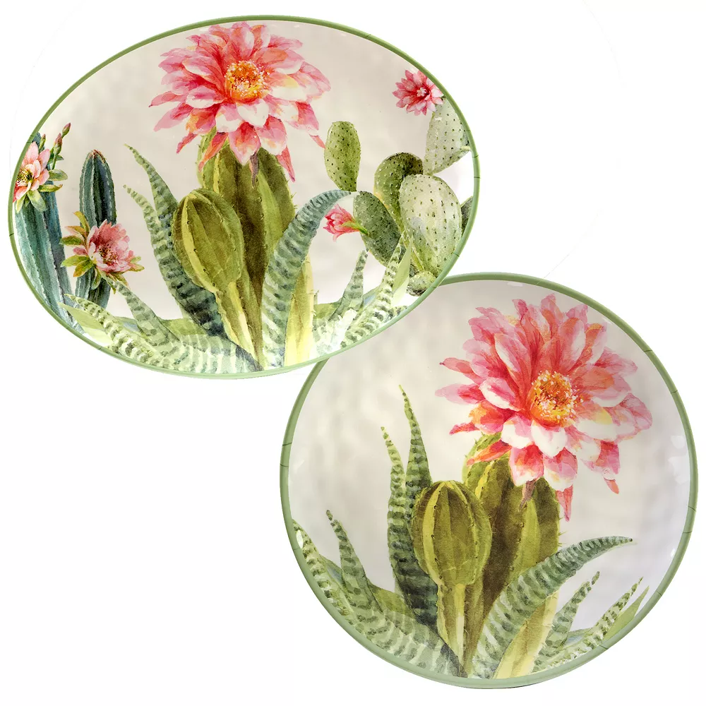 Certified International Desert Beauty 2-pc. Platter Set 1 Certified International Desert Beauty 2-pc. Platter Set