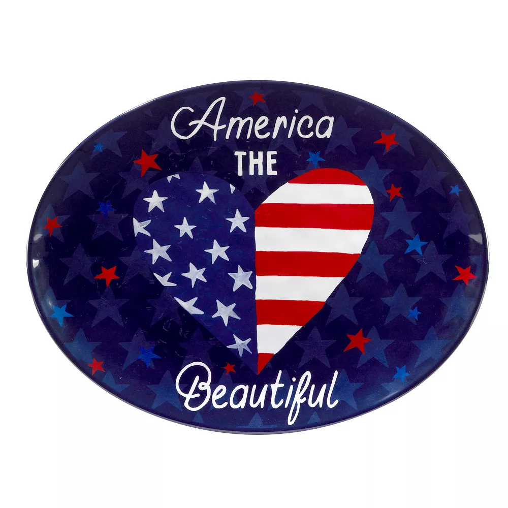 Certified International Stars & Stripe 2-pc. Platter Set 3 Certified International Stars & Stripe 2-pc. Platter Set - Image 3