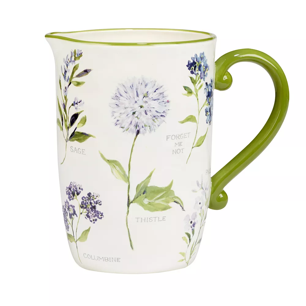 Certified International Fresh Herbs Pitcher 1 Certified International Fresh Herbs Pitcher