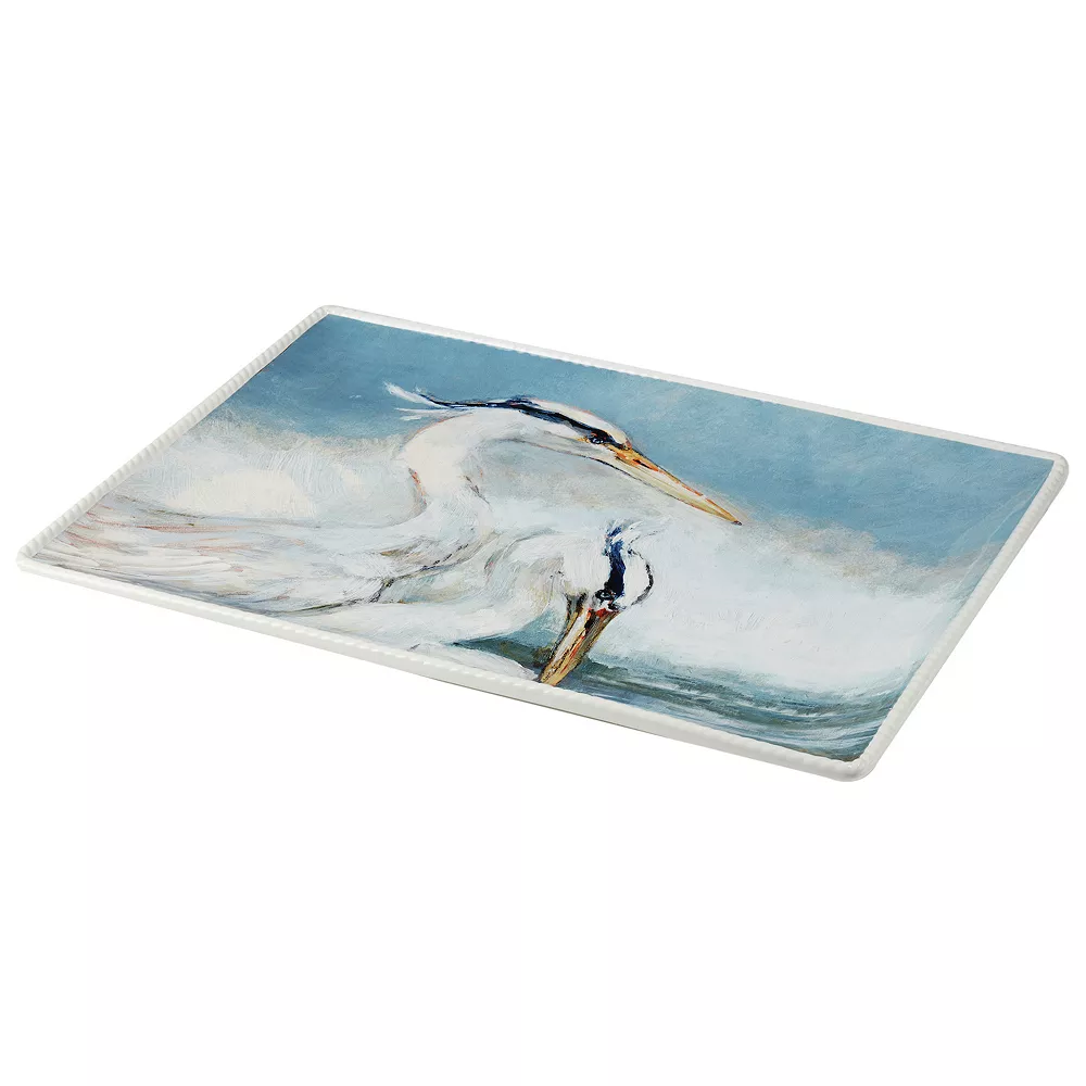 Certified International Shorebirds Rectangle Platter 2 Certified International Shorebirds Rectangle Platter - Image 2