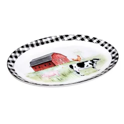 Certified International On The Farm Oval Platter -Certified shop 5701520 ALT