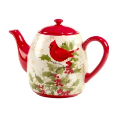 Front Page 16 Certified International Winters Medley Teapot