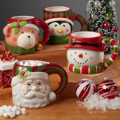 Certified International Holiday 4-pc. Mug Set -Certified shop 5829320 ALT5