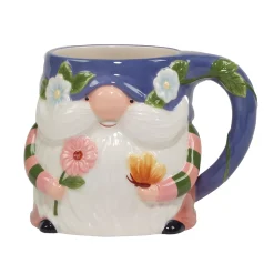 Alternative view of Certified International Garden Gnomes 4-pc. 3D Mug Set