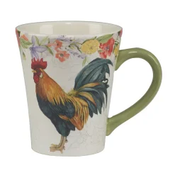 Certified International Floral Rooster 4-pc. Mug Set -Certified shop 6177751 ALT