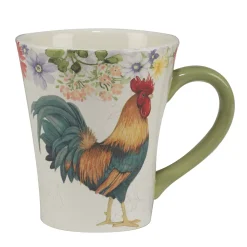 Certified International Floral Rooster 4-pc. Mug Set -Certified shop 6177751 ALT3