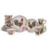 Certified International Floral Rooster 16-pc. Dinnerware Set