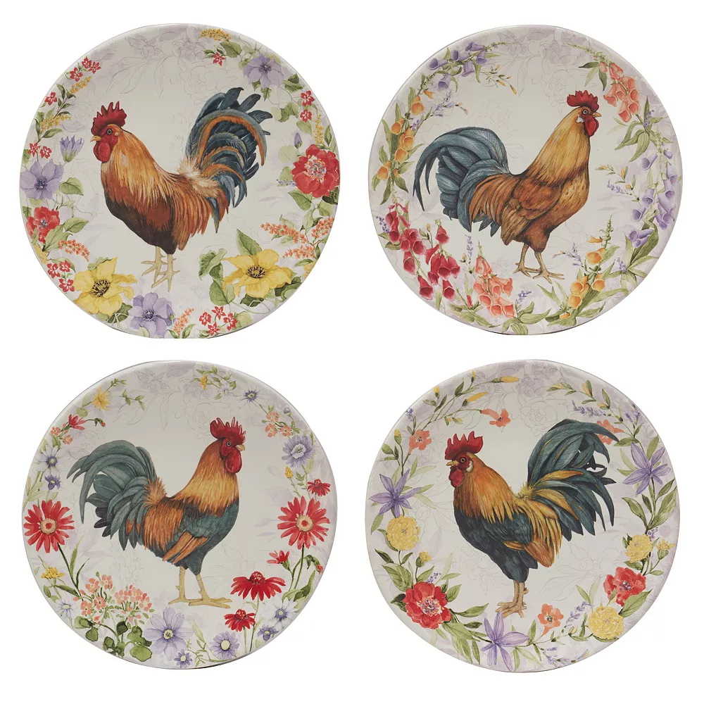 Certified International Floral Rooster 16-pc. Dinnerware Set 3 Certified International Floral Rooster 16-pc. Dinnerware Set - Image 3