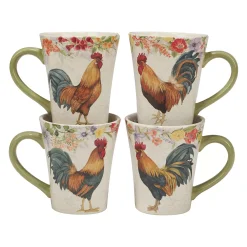 Certified International Floral Rooster 16-pc. Dinnerware Set 7 Certified International Floral Rooster 16-pc. Dinnerware Set -Certified shop 6177783 ALT3