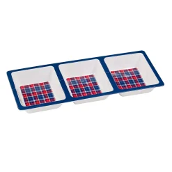 Certified International Patriotic Plaid 3-pc. Melamine Hostess Set 5 Certified International Patriotic Plaid 3-pc. Melamine Hostess Set -Certified shop 6203429 ALT2