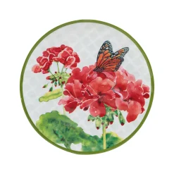 Certified International Geraniums 12-pc. Melamine Dinnerware Set -Certified shop 6203585 ALT2